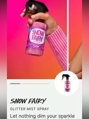 LUSH Glitter Hair & Body Mist-NEW